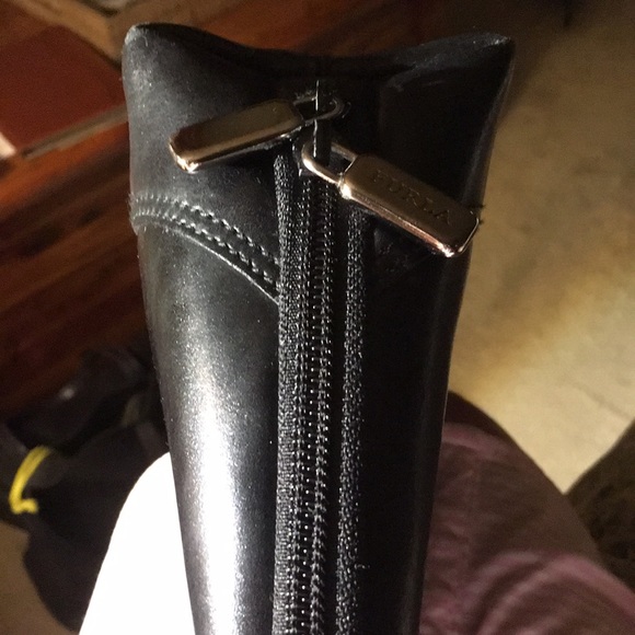 FURLA Black Leather Bag - Picture 3 of 4